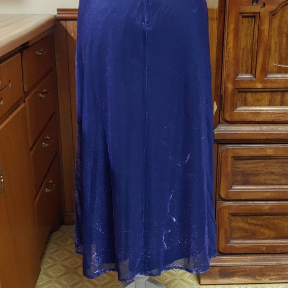Jump Purple Shiny Layer Dress NWOT 9/10 - Picture 8 of 11
